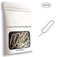 thumbnail image 1 of 10pcs Slim Sim Card Tray Pin Eject Removal Tool Needle Opener Ejector for Most Smartphone, 1 of 7