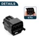 thumbnail image 5 of Conector de terminal de cable hembra de 6 pines para faros delanteros Unique Bargains para Hyundai, 5 of 6