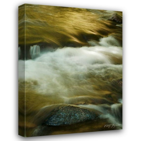 Vitaly Geyman 19x24 Gallery Wrapped Canvas Wall Art Titled - Soothing Waters VIII