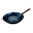 thumbnail image 2 of Sartén Wok Wok Antiadherente Utensilios de Cocina a Gas Cocina General Sartenes Wok Mango de Madera Wok de Hierro 38cm con orejas, 2 of 9