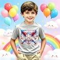 thumbnail image 2 of Miaoju Boys Girls Baseball Shirt Game Day T-Shirt Oversized Short Sleeve Graphic Tee Tops Sports Season Crew Neck Sunday Funday Shirt Boys Girls, 2 of 4