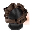 thumbnail image 1 of Clip d'Extension de Cheveux pour Chignon Bas, Volumisant, Coiffure Synthétique, Updo-coffeeblack-, 1 of 9
