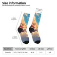 thumbnail image 2 of Fotbe Cloud Sleeping Cat Calcetas Largas con Estampado para Hombre y Mujer – Calcetas de Compresión Transpirables y Elásticas, Viajar y Uso Diario Talla 5-11, 2 of 6