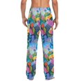 thumbnail image 4 of FORMRS Mens Pajama Pants with Pockets Sleepwear Lounge Bottoms Sizes S-2XL, Art Plants, 4 of 7