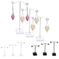 thumbnail image 2 of 3PCS Jewelry Hanger Creative Acrylic Base Metal Jewelry Stand Earring Display, 2 of 8