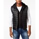 thumbnail image 1 of GUESS Chaleco acolchado de piel sintética Dustin para hombre, negro, grande Guess Chaleco acolchado, 1 of 1