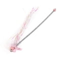 thumbnail image 5 of Divertido palo para gato, interacción de entrenamiento, divertido artefacto para gato, varita de plumas, divertido juguete para gato, papel de anillo rosa, 5 of 5