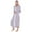Gray, variant on Women Robes Long Sleeve Full Length Nightgowns Button Front Loose Housecoat Loungewear Dress
