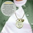 thumbnail image 3 of Love My Sister Necklace Best Gutsy Goodness Female Adult Bronze Metal Jewelry, 3 of 8