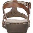 thumbnail image 4 of Women's SOUL Naturalizer Brio T-Strap Sandal Saddle Leather 9 M, 4 of 6