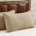 thumbnail image 2 of VHC Brands Burlap Natural Bedding Accessory, King Sham 21x37, Tan, 2 of 7