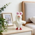 thumbnail image 6 of Easter Goose Outfit, Stuffed Animal Clothes, Easter Porch Goose Outfit, Goose Clothes for Cement Goose, Festive Bunny-Ear Apparel, with Soft Fluffy Construction, for indoor, 6 of 6