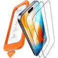 thumbnail image 1 of wonima44 TOP 9H+ Glass for iPhone 13 Pro Max Screen Protector Glass [Military Grade Shatterproof & Longest Durable] Full Screen Protector 13 Pro Max Tempered Glass 2 Packs, 1 of 1