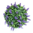 thumbnail image 1 of CAROOTU Homemade Purple Lavender Hanging Topiary Ball Flower Plant Decor Basket Pot Handmade, 1 of 7