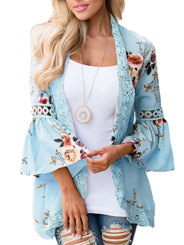 cardigan floral print