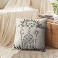 thumbnail image 4 of LALILO Throw Pillow Covers Arrow With Sun And Moon Sacred Geometry Cushion Cover 18" x 18", 2 Pack, 4 of 6