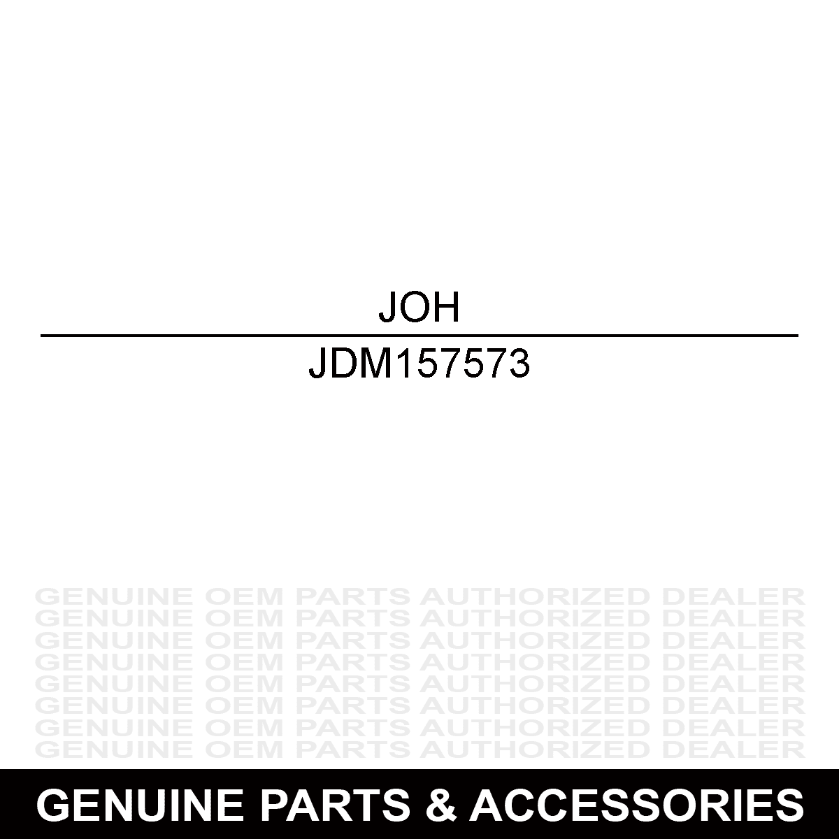 John Deere M157573 U-Bolt Eztrak Mower Z245 Z425 Z435 Z445