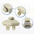 thumbnail image 3 of Unique Bargains 4 Pcs Car Sun Visor Clip Plastic Sun Visor Hook Clip Sun Visor Clip Retainer Fit for Audi Beige, 3 of 6