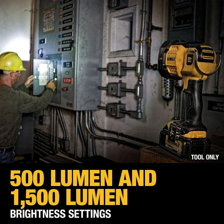DEWALT 20V MAX LED Work Light, Pivoting Head DCL043 DEWALT 20V MAX LED Work Light, Pivoting Head DCL043
