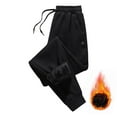 thumbnail image 2 of zaveiop Women's Warm Sherpa Lined Athletic Sweatpants Jogger Fleece Pants (Black, XL), 2 of 7