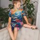 thumbnail image 4 of Balery Colorful Whimsical Earth Conjunto de Pijama Infantil de Manga Corta con Estampado – Ropa de Dormir de Algodón Suave-Large, 4 of 6