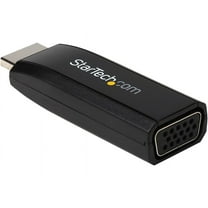 Startech Hdmi To Vga Converter With Audio - Compact Adapter - 1920x1200 - 1 Pack - 1 X Hdmi Male Digital Audio/video - 1 X Hd-15 Female Vga