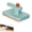 Blue, variant on No-Touch Snap Grip Mini Mop, Handheld Multi-Surface Cleaner Mop | Snap grip mini mop with one press release. Handheld no-touch snap grip mop layer for kitchen tile, bathroom mirror wall