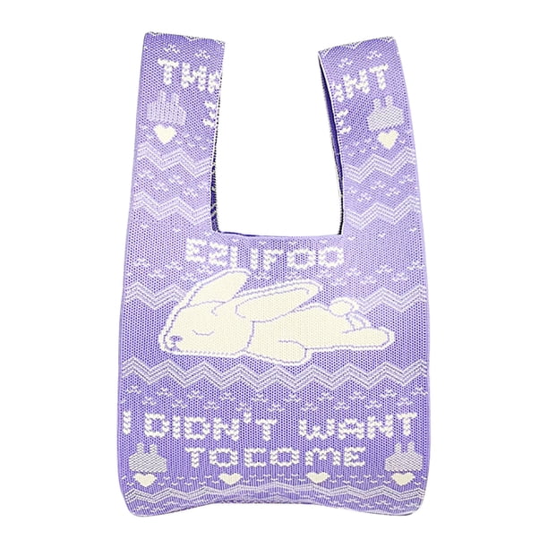 Fiudx Ofertas flash del día Bolso de lona a la moda para mujer, bolso de playa con letras de lona de algodón, bolso de moda europeo y de moda, bolso de compras de lona