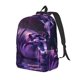 thumbnail image 1 of Balery Purple Hippo In Water Mochila Clásica Impresa Básica para Viaje, Mochila Escolar Resistente al Agua, Mochila de Lona con Correas Ajustables-Small, 1 of 5