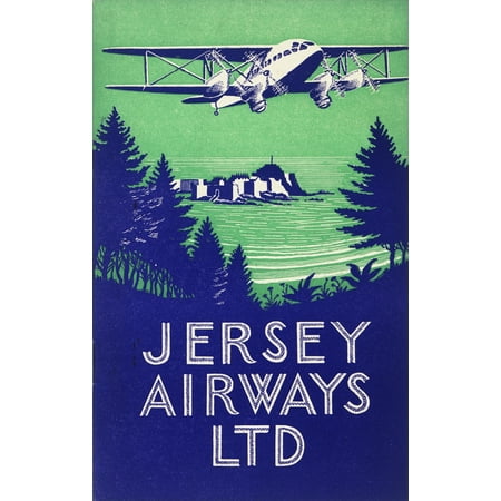 Cover Design Jersey Airways Brochure Poster Print By ®The Royal Aeronautical SocietyMary (The Best Brochure Design)