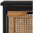 thumbnail image 6 of SAFAVIEH Jackson Country Rustic Storage Unit with 4 Drawers, Antique Black/Cane, 6 of 7