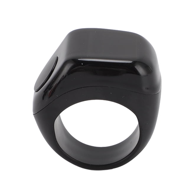 Smart Finger Step Counter, Magnetic Charging Smart Finger Counter for Muslim for Prayer Black,White,Brown,,Green