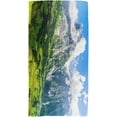 thumbnail image 2 of Terry Towels Face Towel Hand Cloth Beautiful Landscape Bath Decor for Hotel-Spa-Kitchen Multi-Purpose,Soft,Quick-Dry 30 X 15&nbsp;inch Wash Cloths, 2 of 5