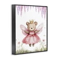 thumbnail image 2 of Stupell Industries Cottage Woodland Bear Forest Fairy Black Framed Giclee Art, 11 x 14, by LSR Design Studio, 2 of 8