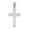thumbnail image 4 of Diamond2Deal 14k White Gold Cross Pendant for Women (L- 0.99 in, W- 0.48 in), 4 of 4
