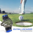 thumbnail image 1 of LJNYFDC Lightweight Golf Ball Marker Golf Line Blue/Red Drawer 360 Degree Scribing Clip Professional Line Drawing Set Ball Alignment Putting 3 Pieces, 1 of 6