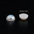 thumbnail image 2 of REGALWOVEN AB Flat Back Pearls Loose Half Round Resin Pearl Beads DIY Crafts Making Shoes Costume Colorful Beige, 2 of 5