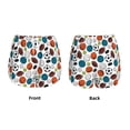 thumbnail image 3 of KLL Color Balls Pattern Shorts Women,Athletic Shorts High Waisted Running Shorts Pocket Sporty Short Gym Elastic Workout Shorts-Large, 3 of 7