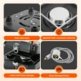 thumbnail image 7 of 2-Burner Propane Stove with Griddle and Carrying Bag, Portable Foldable Camping Stove with 2 Adjustable Burners 16000 BTUs,for Camping Tailgating Essentials Gear, 7 of 7