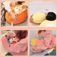 thumbnail image 4 of 21.7 "Cerdo Almohada de Felpa Lindo Plátano Animal de Peluche Kawaii Squishy Anime Piggy Plushie Suave Abrazando la Almohada de Peluche Regalos de Juguete para Niños Niñas Halloween, 4 of 5