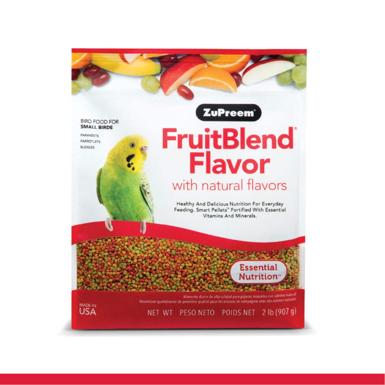 (2 pack) ZuPreem® FruitBlend® Flavor with Natural Flavors Bird Food for Small Birds