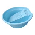 thumbnail image 1 of GUOOL Lavabo Compact Commode Planche à Laver à la Main pour Pantalon Chemise Sous-Vêtements Bleu, 1 of 9