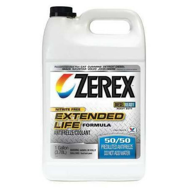 Zerex Extended Life Nitrite Free Heavy Duty (HD) Antifreeze/Coolant 50/