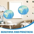 thumbnail image 4 of 2pcs Earth Shaped Paper Lanterns Hanging Paper Lantern World Map Paper Lantern Party Decors, 4 of 9