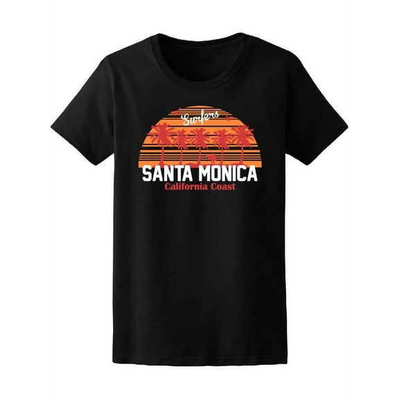 Surfers Santa Monica California T-Shirt Women -Image by Shutterstock, Female x-Large