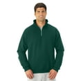 thumbnail image 1 of Jerzees Mens NuBlend Super Sweats Quarter-Zip Cadet Collar Sweatshirt, S, 1 of 1