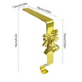 thumbnail image 3 of Zmeidao Christmas Stocking Holders for Mantle, Christmas Stocking Hangers, Stocking Hooks for Fireplace Stocking Metal Clip for Christmas Decoration, 3 of 6