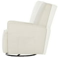 thumbnail image 5 of Dream On Me Holland Upholstered Swivel Glider | Rocker I Included Ottoman I Modern Design, 5 of 5
