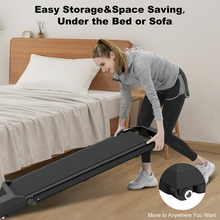 Folding treadmill fits under bed sales