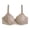 A-Khaki279, variant on Womens Minimizer Bra Floral Print Smooth Shaping Bra Unpadded Side Support Underwire Adjustable Strap Daily Comfort Bra
